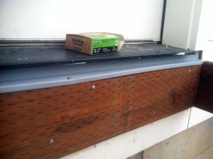 plastic or Vinyl deck flashing