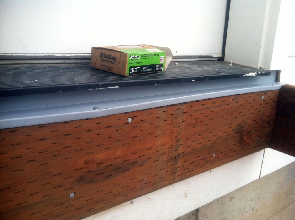 An example of proper deck flashing and water sealing. MBA Deck and Fence